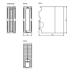 Analog output SM 332, 8AI, 11 12 bit