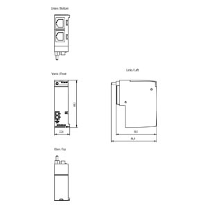 ET 200SP Busadapter BA 2xRJ45