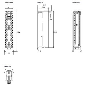 GIẮC CẮM DẠNG VÍT 40 PIN 6ES7592-1AM00-0XB0