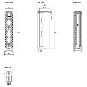 GIẮC CẮM DẠNG VÍT 40 PIN 6ES7592-1AM00-0XB0