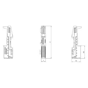 CHÂN ĐẾ GẮN KẾT 6ES7193-6BP00-0DA1