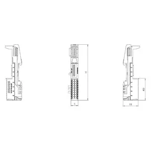 CHÂN ĐẾ GẮN KẾT 6ES7193-6BP00-0DA1