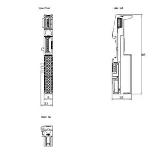 GIẮC CẮM MODULE 6ES7193-6BP20-0DA0
