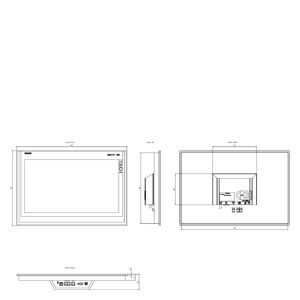 HMI TP220 COMFORT 22 INCH 6AV2124-0XC02-0AX1