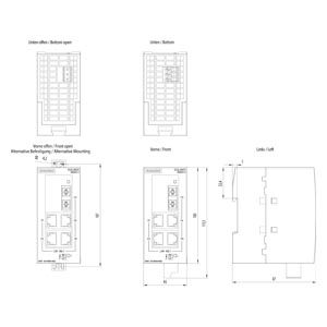 THIẾT BỊ CHUYỂN ĐỔI QUANG ĐIỆN 6GK5004-1BD00-1AB2