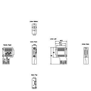 ĐẦU NỐI PROFIBUS 90 ĐỘ 6ES7972-0BB52-0XA0