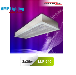 Máng đèn tán quang âm trần 2x40W LLP 240