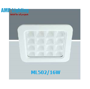 Đèn Downlight âm trần vuông LED 16W