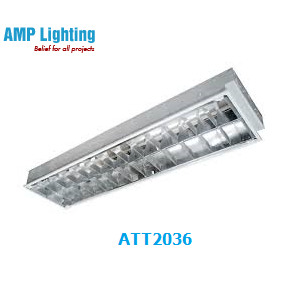 Máng phản quang âm trần 2x36W ATT2036