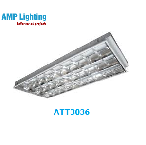 Máng phản quang âm trần 3x36W ATT3036