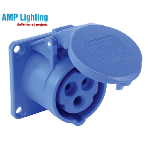 Ổ CẮM GẮN ÂM LOẠI KHÔNG KÍN NƯỚC DẠNG THẲNG (IP44) F314-6