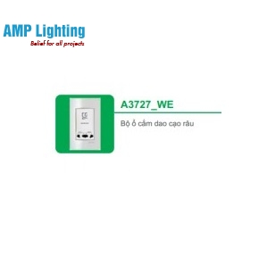BỘ Ổ CẮM DAO CẠO RÂU A3727_WE