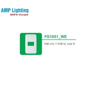 MẶT CHO 1 THIẾT BỊ SIZE S FG1051_WE