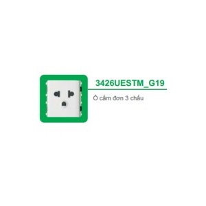 Ổ CẮM ĐƠN 3 CHẤU 3426UESTM_G19