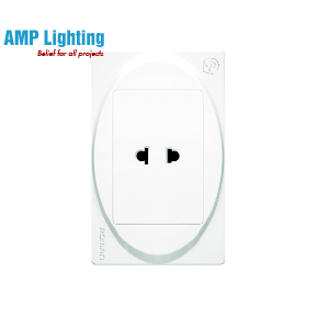 Ổ CẮM ĐƠN 2 CHẤU R6810C ROMAN