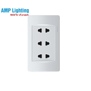 Ổ CẮM BA 2 CHẤU RVB830 ROMAN