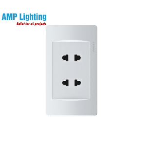 Ổ CẮM ĐÔI 2 CHẤU RVB820 ROMAN