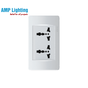 Ổ CẮM ĐÔI 3 CHẤU ĐA NĂNG RVB870 ROMAN