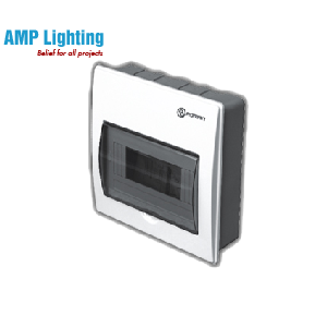TỦ APTOMAT MẶT NHỰA THÂN THÉP 18P RA18P