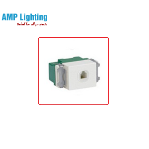 Ổ CẮM MẠNG LAN ÂM SÀN 8 DÂY SLIMAX ASFMT8 AC