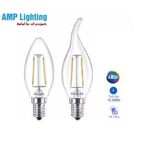 Bóng đèn LED Bulb trang trí FILAMENT 2W Philips