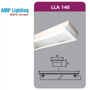 MÁNG ĐÈN TÁN QUANG ÂM TRẦN 1X18W LLA140 Duhal