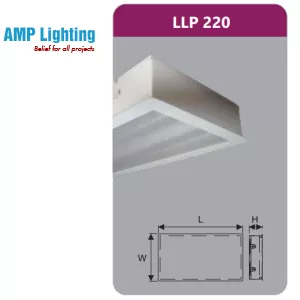 MÁNG ĐÈN TÁN QUANG ÂM TRẦN 2X9W LLP220 Duhal