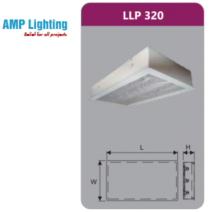 MÁNG ĐÈN TÁN QUANG ÂM TRẦN 3X9W LLP320 Duhal