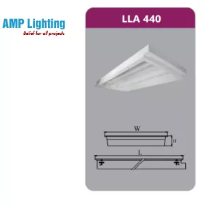 MÁNG ĐÈN TÁN QUANG ÂM TRẦN 4X18W LLA440 Duhal