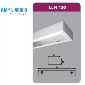 MÁNG ĐÈN TÁN QUANG GẮN NỔI 1X9W LLN120 Duhal
