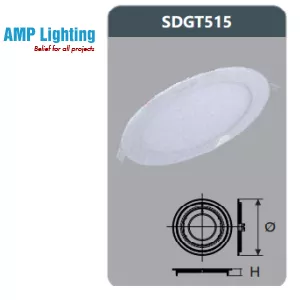 ĐÈN LED PANEL ÂM TRẦN TRÒN 15W SDGT515 Duhal