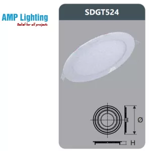 ĐÈN LED PANEL ÂM TRẦN TRÒN 24W SDGT524 Duhal