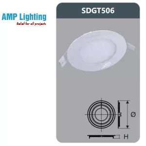 ĐÈN LED PANEL ÂM TRẦN TRÒN 6W SDGT506 Duhal