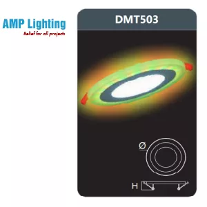 ĐÈN LED PANEL ĐỔI MÀU ÂM TRẦN 3W DMT503 Duhal