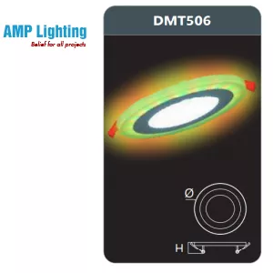 ĐÈN LED PANEL ĐỔI MÀU ÂM TRẦN 6W DMT506 Duhal