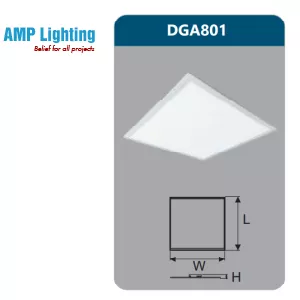 ĐÈN LED PANEL BẢNG CAO CẤP 12W DGA801 Duhal