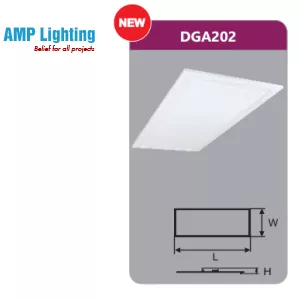 ĐÈN LED PANEL BẢNG CAO CẤP 18W DGA202 Duhal