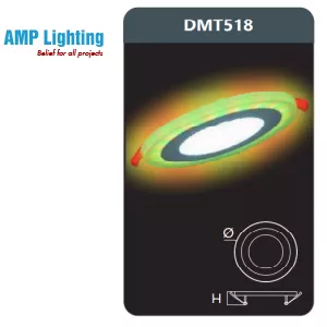 ĐÈN LED PANEL ĐỔI MÀU ÂM TRẦN 18W DMT518 Duhal