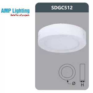 ĐÈN LED PANEL GẮN NỔI TRÒN 12W SDGC512 Duhal
