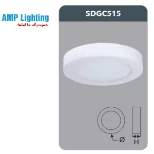 ĐÈN LED PANEL GẮN NỔI TRÒN 15W SDGC515 Duhal