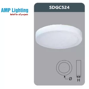ĐÈN LED PANEL GẮN NỔI TRÒN 24W SDGC524 Duhal