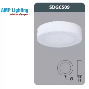ĐÈN LED PANEL GẮN NỔI TRÒN 9W SDGC509 Duhal