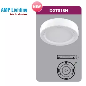 ĐÈN LED PANEL GẮN NỔI TRÒN 18W DGT018N Duhal