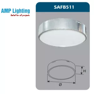 ĐÈN ỐP TRẦN LED 12W SAFB511 Duhal