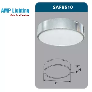 ĐÈN ỐP TRẦN LED 9W SAFB510 Duhal