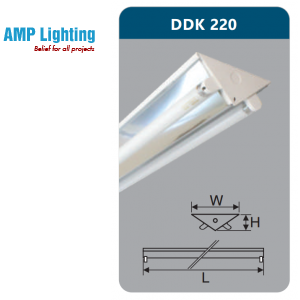 ĐÈN CÔNG NGHIỆP PHẢN QUANG 2X9W DDK220 Duhal