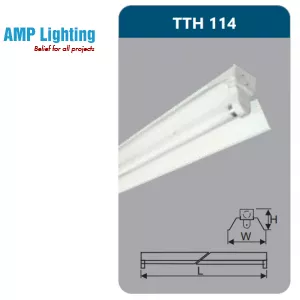 ĐÈN CÔNG NGHIỆP SƠN TĨNH ĐIỆN1X14W TTH114 Duhal