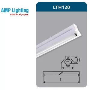 ĐÈN CÔNG NGHIỆP SƠN TĨNH ĐIỆN1X9W LTH120 Duhal
