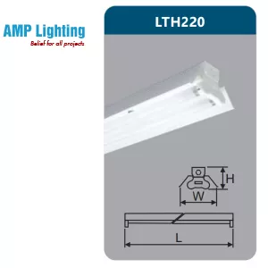 ĐÈN CÔNG NGHIỆP SƠN TĨNH ĐIỆN2X9W LTH220 Duhal
