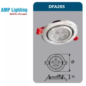 ĐÈN ÂM TRẦN LED CHIẾU ĐIỂM 5W DFA205 Duhal